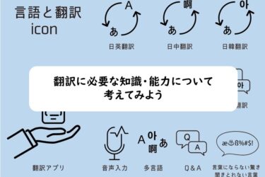 翻訳に必要な知識・能力について考えてみよう